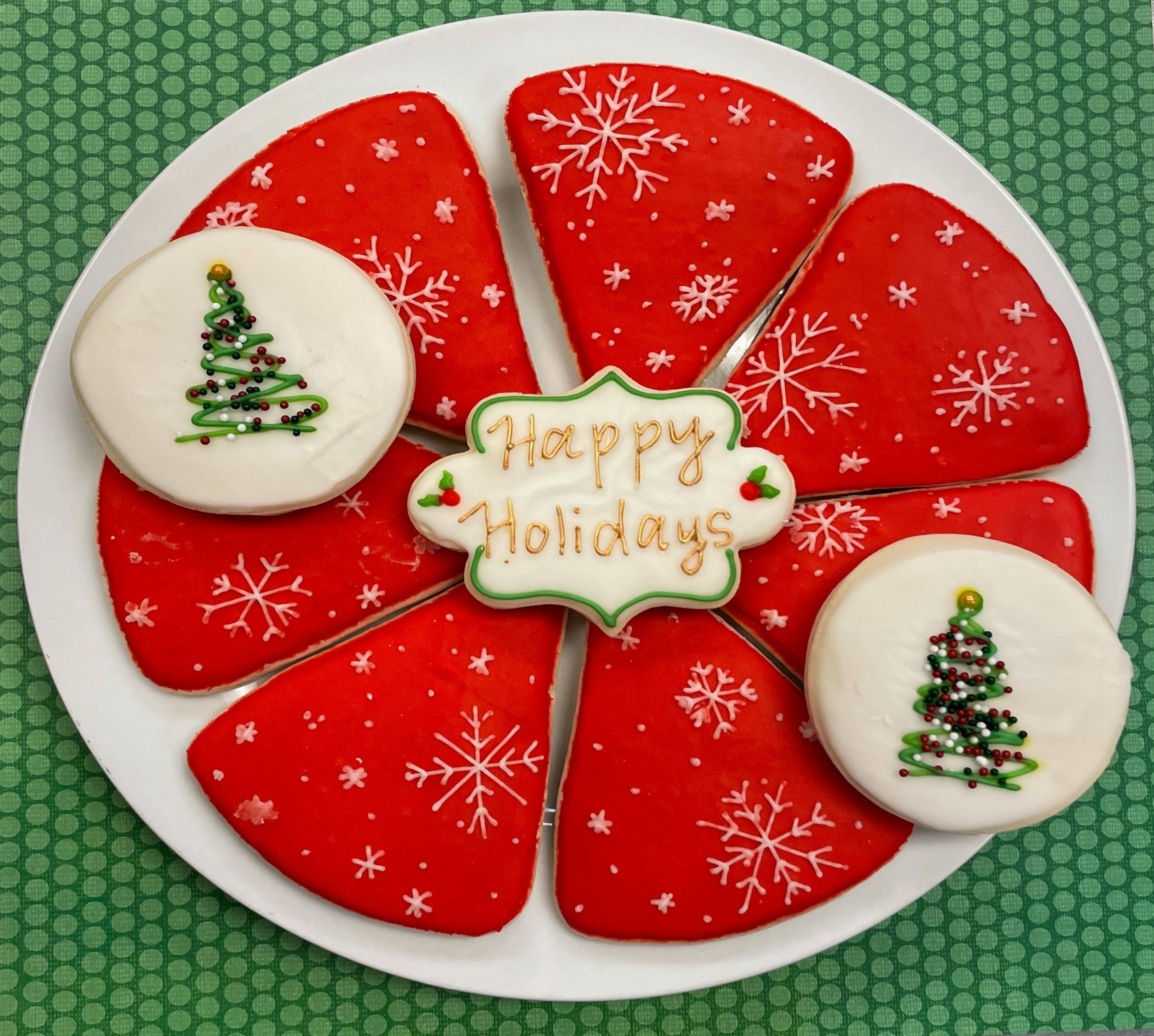 Christmas Cookie Platter “Red” – Order by December 8th